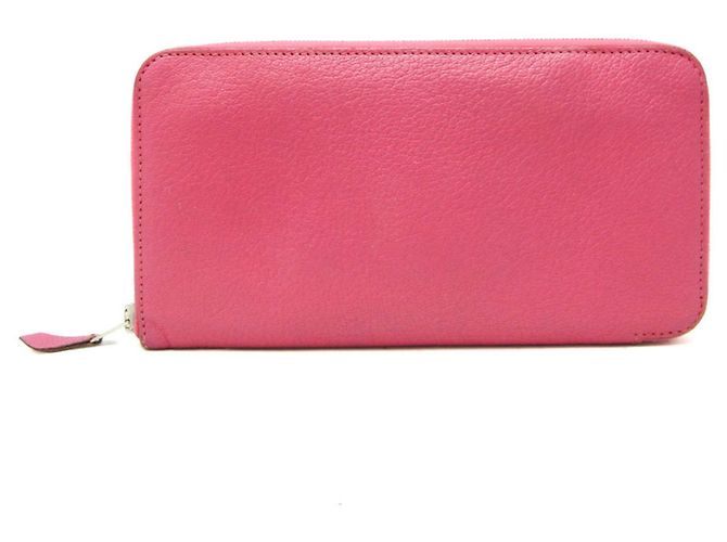 Hermès Hermes Azap Long Chevre Wallet Pink
