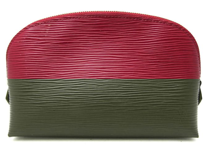 Louis Vuitton Epi Pochette Cosmetic M40641 Fuschia Leather  ref.1630035