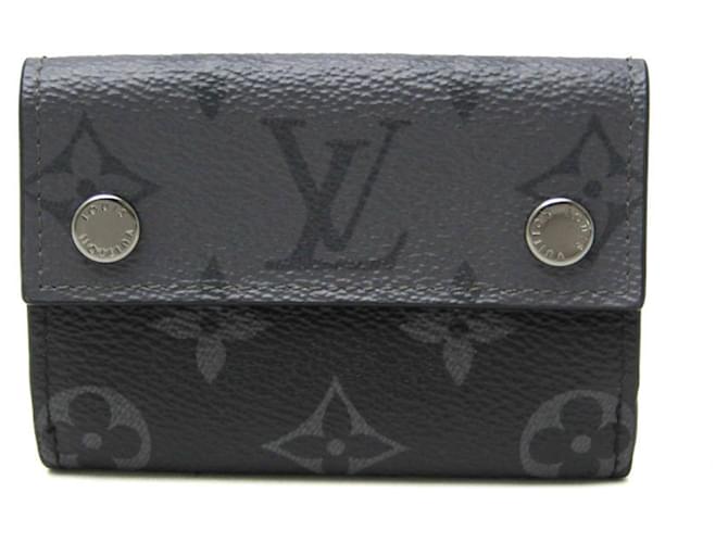 Louis Vuitton Monogram Eclipse Discovery Compact Wallet Cloth  ref.1630048