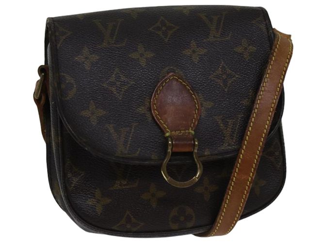 Saint-Cloud LOUIS VUITTON Monogram Saint Cloud PM Bolsa de Ombro M51244 LV Auth bs17627 Monograma