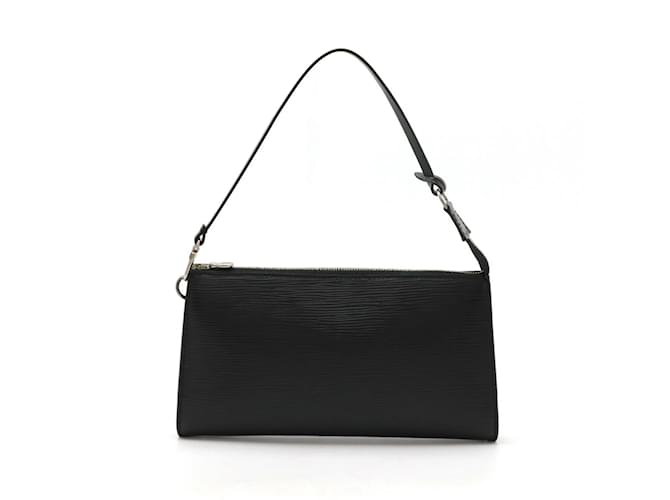 Louis Vuitton Epi Pochette Accessory Pouch Handbag Black Leather  ref.1631137