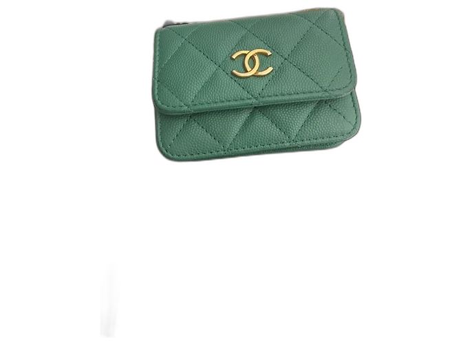 Wallet On Chain Chanel Sacs à main Vert