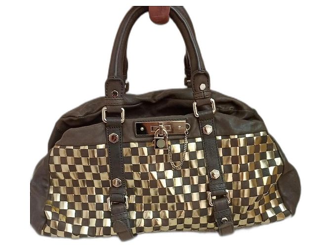 Sac Cabas Marc Jacobs Marron Détails Dorés