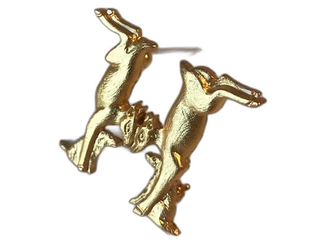 Hermès Brooch, "Abécédaire of Animals" Golden 