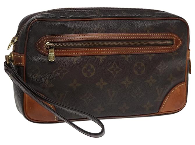 LOUIS VUITTON Monogram Marly Dragonne GM Clutch Bag M51825 LV Auth 89292 Cloth  ref.1632457