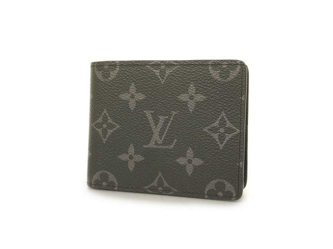 Slender Portafoglio Bill Monogram Eclipse Louis Vuitton Nero