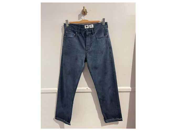 Jeans DIOR T.FR 34 Algodão Azul