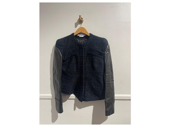 GIVENCHY Jackets T.International L Leather Black