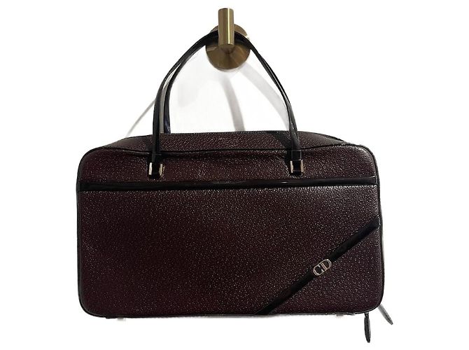 Sacs à main DIOR T. Cuir Bordeaux