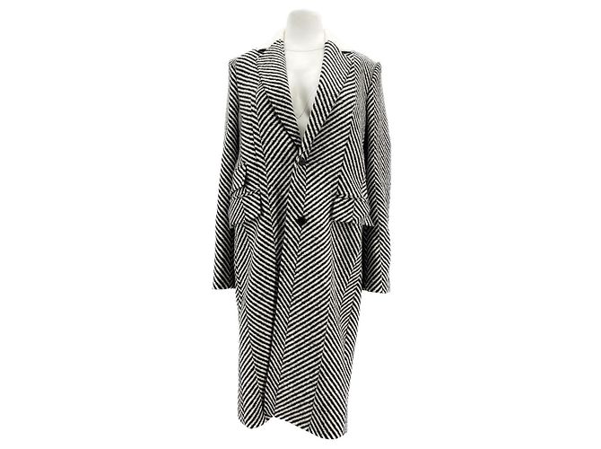 Haider Ackermann Mäntel T.FR 36 Wolle Grau