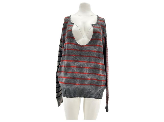 Autre Marque Raquel Allegra Strickwaren T.0-5 0 Kaschmir Grau