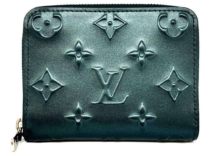 Louis Vuitton Zippy Coin Purse Blue Monogram