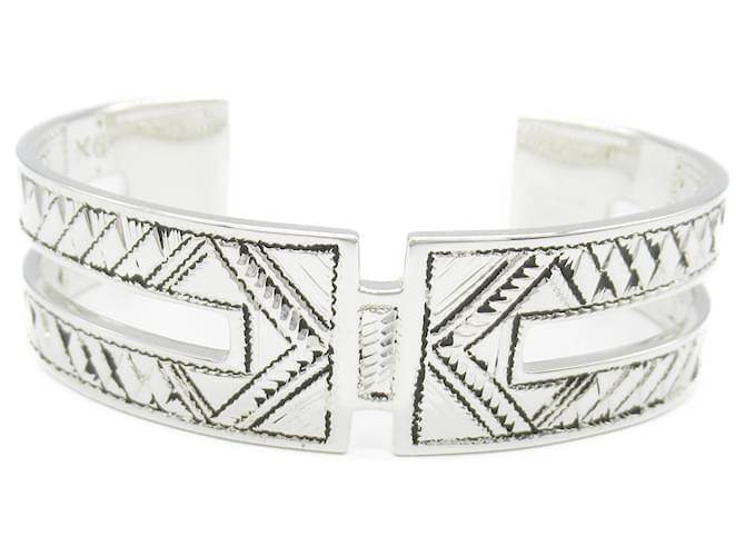 在庫処分 半額 Bangle T4 Touareg Hermes Hermès in ref Silvery 925 Silver アクセサリー