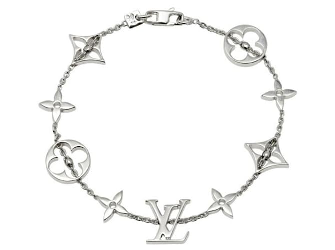 Louis Vuitton Monogram Charm Armband aus 18K WeiBgold