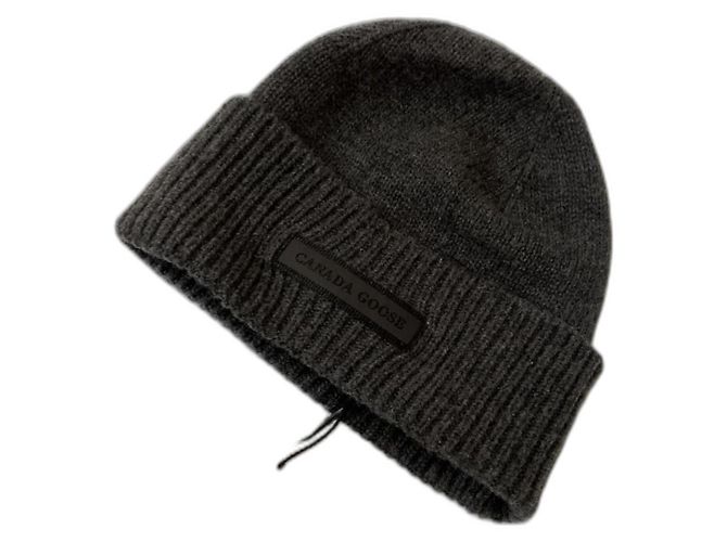 Gorro Canada Goose Gris de Lana