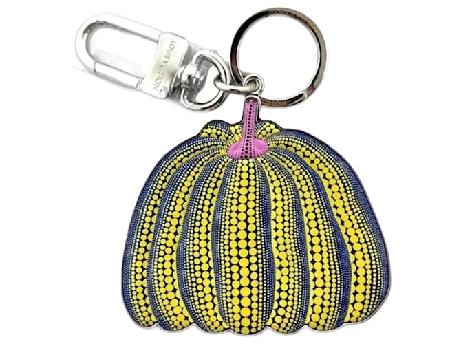 Louis Vuitton LVxYK Portocle Pumpkin Keyring Yellow Steel  ref.1635199