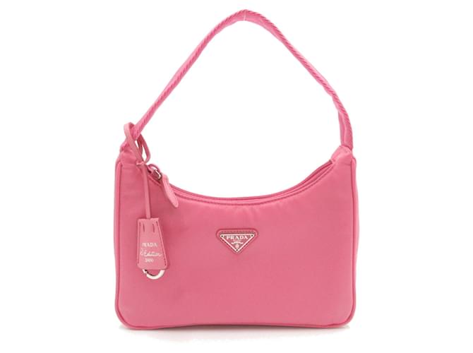 Prada Pink Nylon Shoulder Bag ref.1635573 Joli Closet