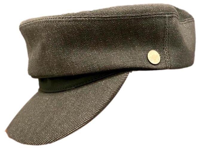 Gorra Hermès Dani gris oscuro algodón Gris antracita