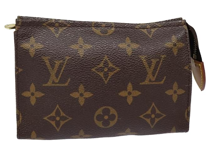 LOUIS VUITTON Monogram Poche Toilette 15 Pouch M47546 LV Auth hk1599 Monograma Lona  ref.1636157