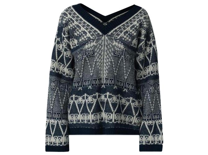 Pull en cachemire 14C Chanel & Lagerfeld Resort 2014 40it défilé de Singapour Multicolore