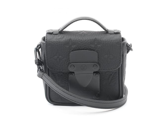 Louis Vuitton Pico S-Lock Handbag Black Leather Patent leather  ref.1637909