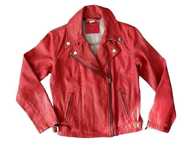 Chaqueta Levi's de algodón roja Talla S