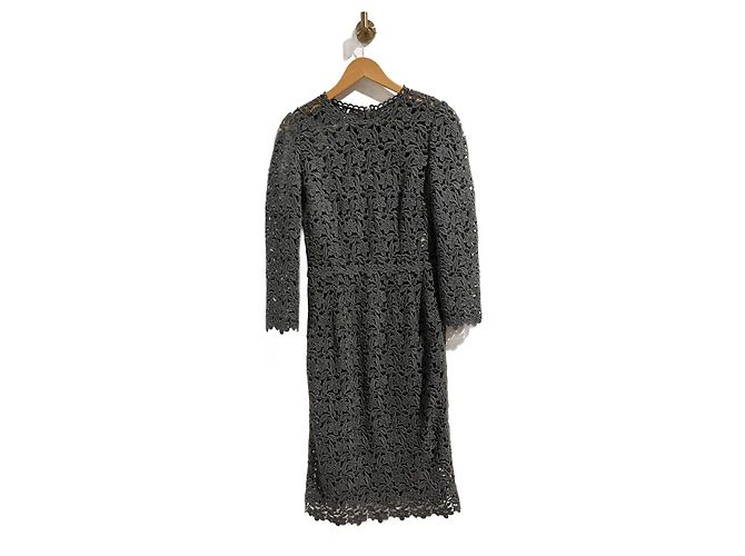 DOLCE & GABBANA Kleider T.IT 42 Wolle Grau
