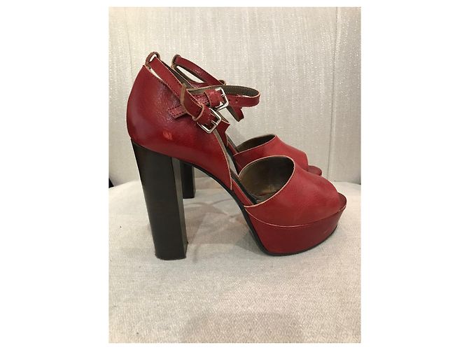 Sandali MARNI T.EU 40 Pelle Rosso