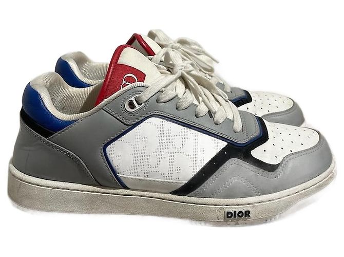 Baskets DIOR T.EU 41 Cuir Bleu