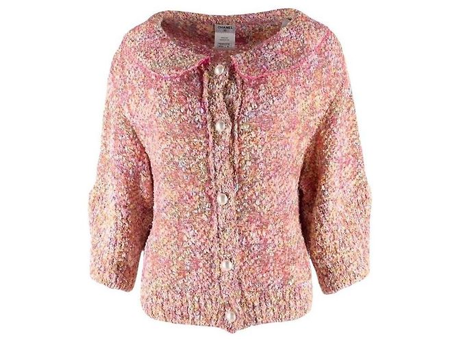 Chanel Stunning Wicker Tweed Jacket Pink