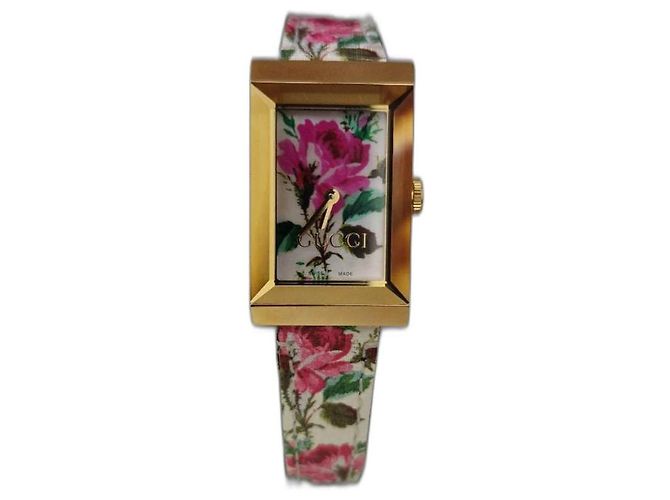 Gucci G-Rahmen Perlmutt Weiß