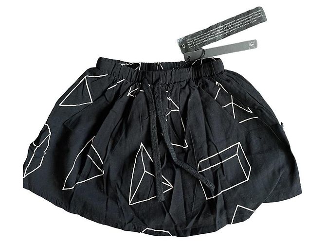 Autre Marque Falda geométrica Nununu Negro
