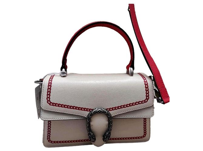 Bolsa de mão Gucci Dionysus em couro bege