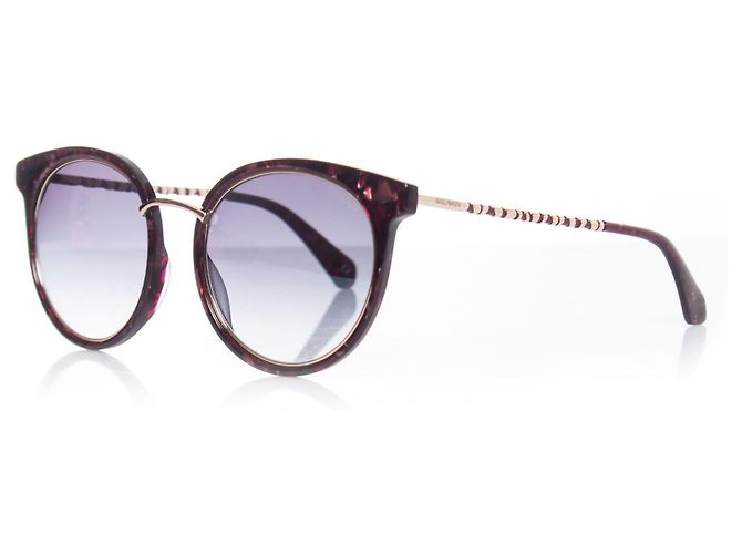 Gafas de sol rojas de gran tamaño de Balmain.