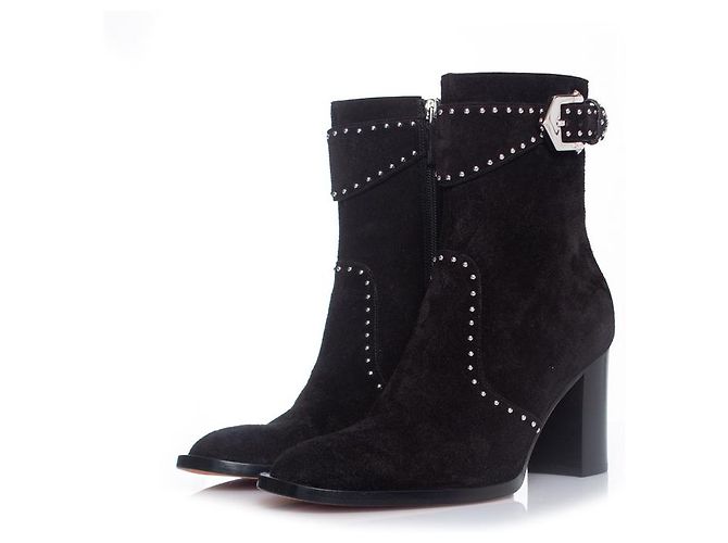 Givenchy Bottines en daim noir