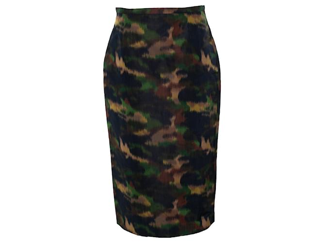 Plus size camouflage pencil skirt best sale