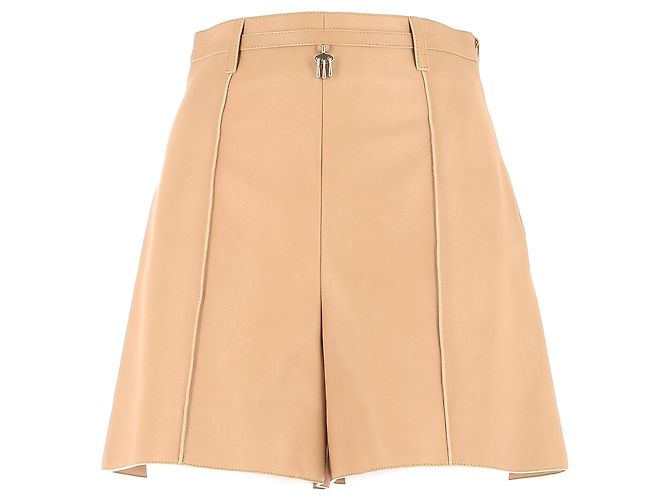 Hermès Hose T.FR 34 Leder Beige