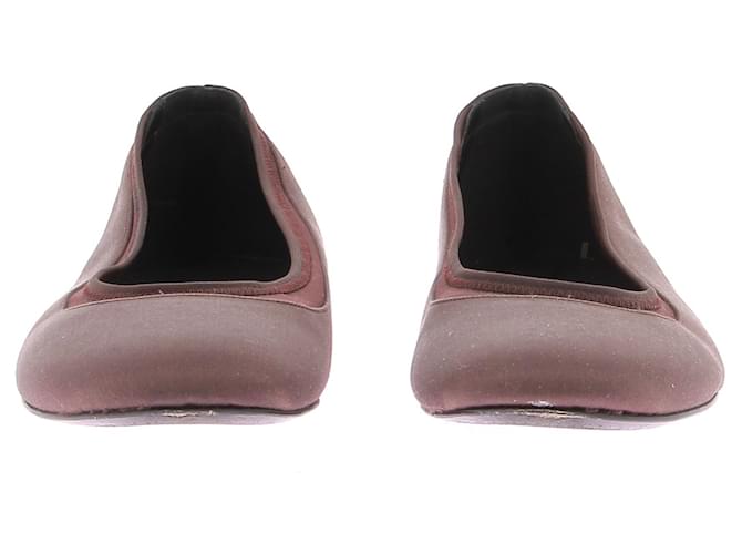 Autre Marque Loulou studio ballet flats T.EU 38 Leather Dark red  ref.1641928