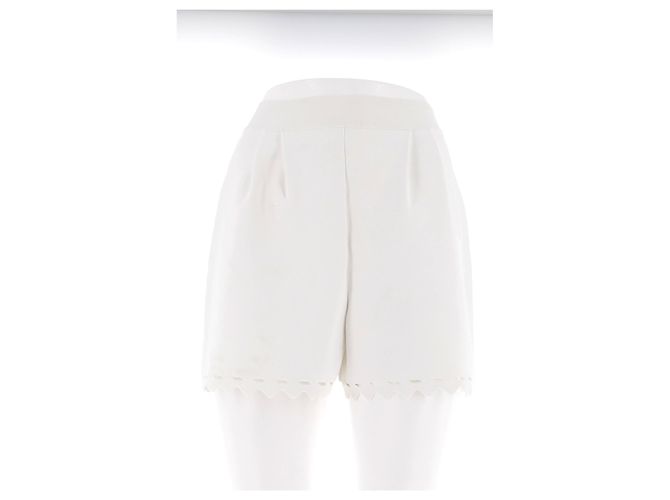 Shorts Alaïa T.FR 38 Viscose Branco
