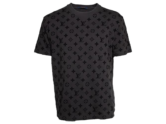 Louis Vuitton, Tuffetage monogram t-shirt in grey Cotton ref Louis Vuitton, Tuffetage monogram t-shirt in grey Cotton ref