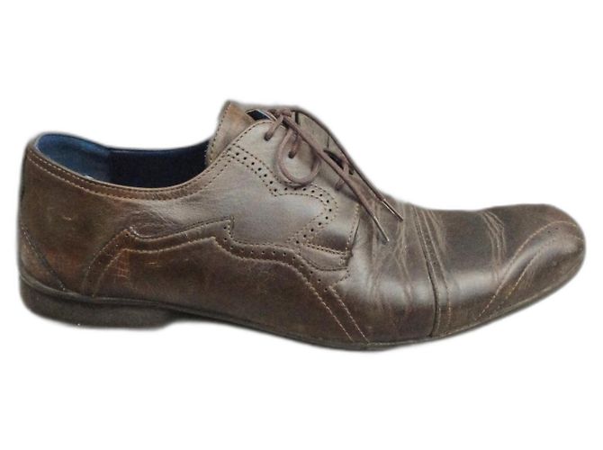 Derbies Kenzo en cuir marron homme taille 42