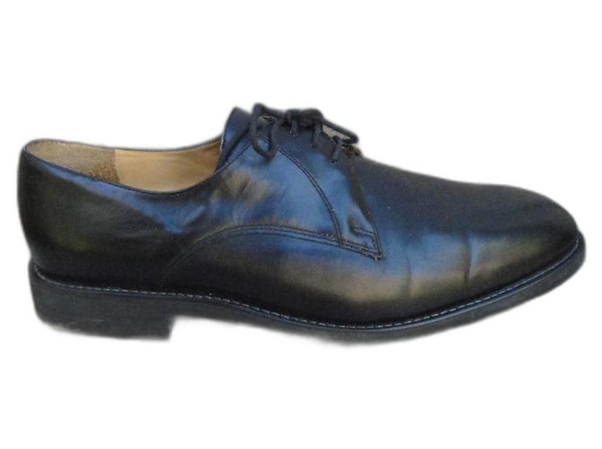 Autre Marque Derby Marbot in pelle nera Nero