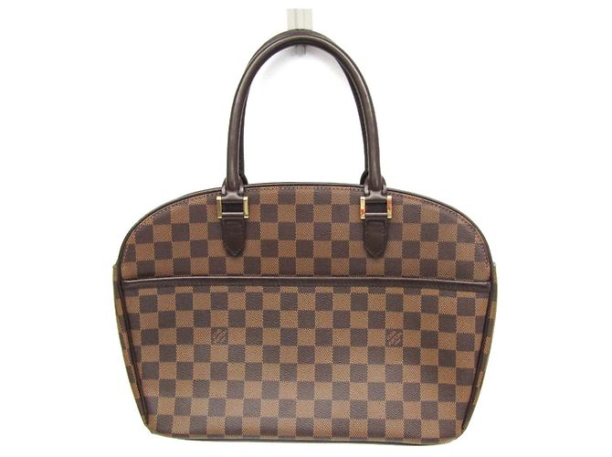 Bolso de mano horizontal Damier Sarria de Louis Vuitton Damier ebene