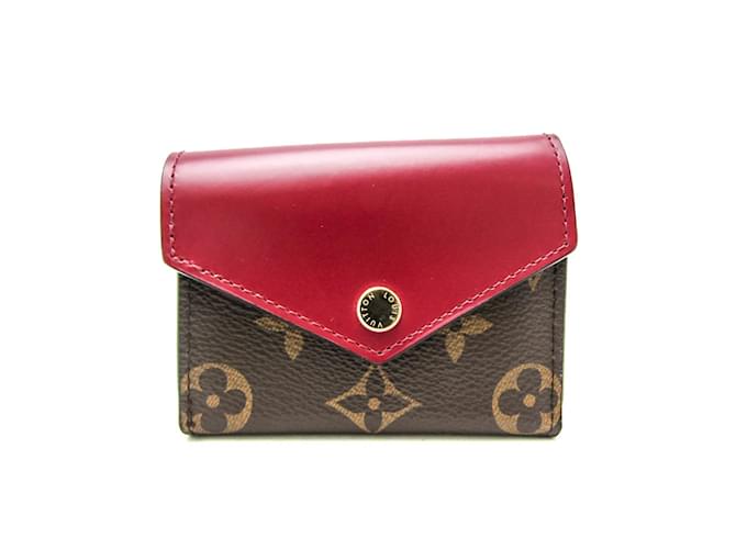Louis Vuitton Monogram Zoe Wallet Fuschia Patent leather ref  