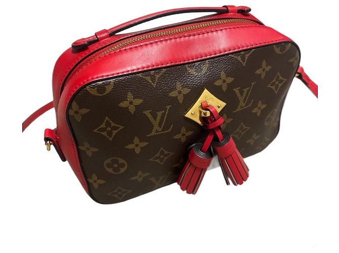 Louis Vuitton Monogram Saintonge 2018 Marron Rouge