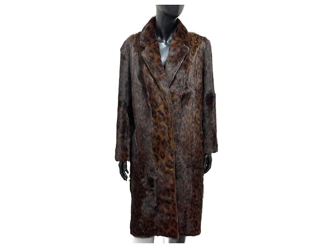 Abrigo de piel Tom Ford Marrón Castaño
