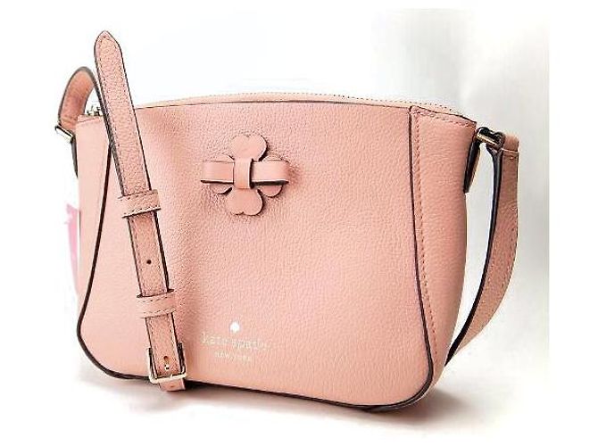 Bolsa de ombro de couro Kate Spade Rosa
