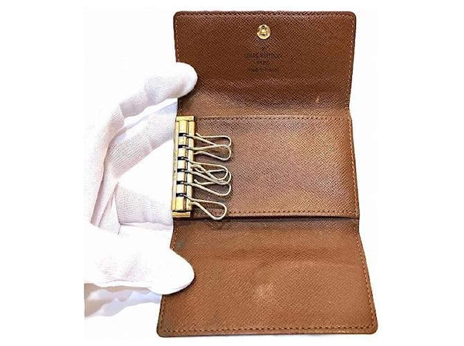 Louis Vuitton Monogram Key Case M62630 Brown Cloth  ref.1648917