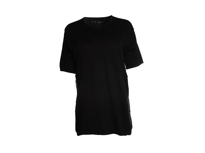 Autre Marque Tan bueno de llevar, top de mezcla de cachemira en negro