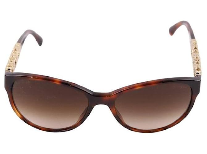 Chanel sunglasses brown on sale